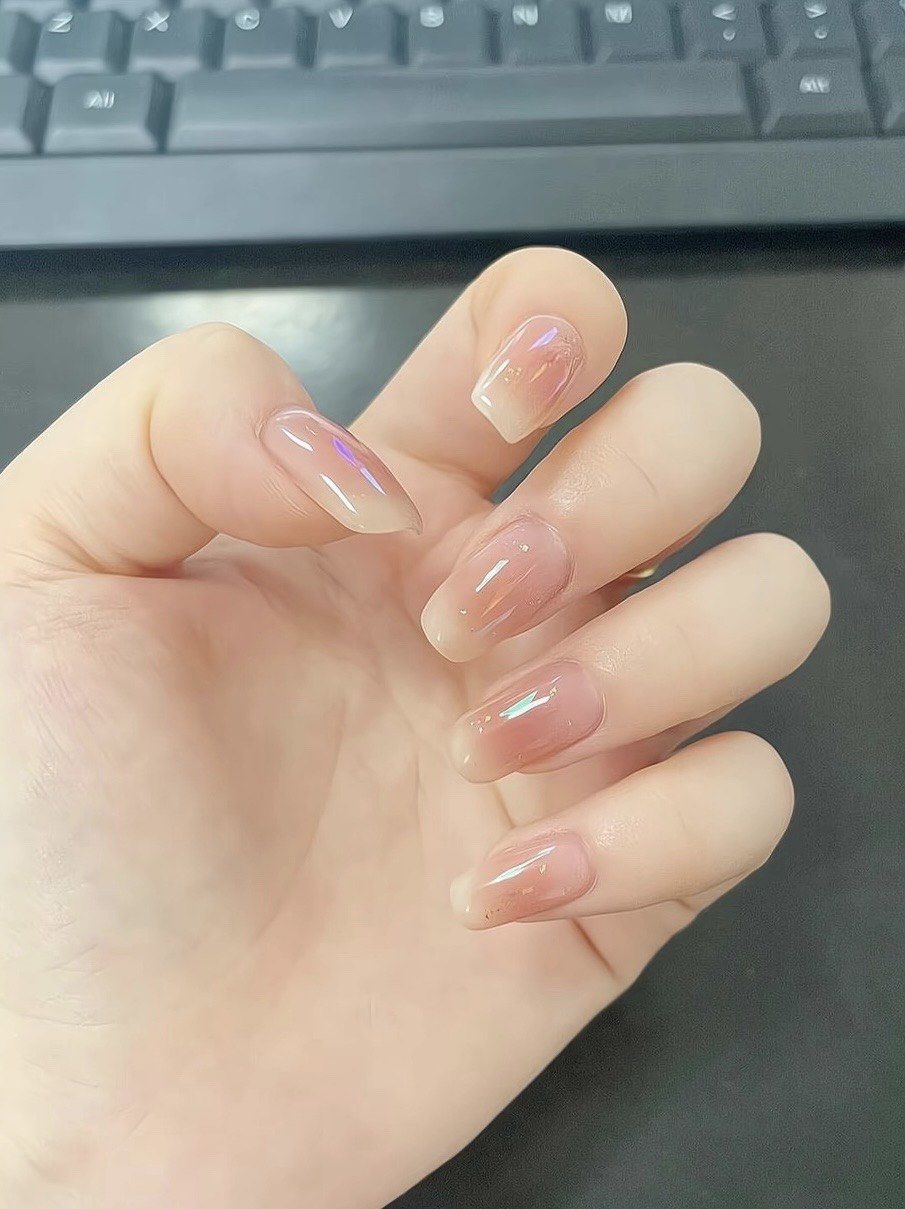 新尝试,透明感美甲get