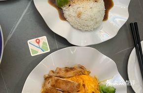 Crispy Chicken Cutlet with Egg Fried Rice