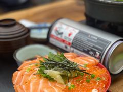 三文鱼亲子丼-黑门食堂