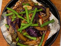 铁板茄子豆角-清晖小苑•顺德地方菜(壹海城店)