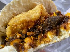 蛋菜夹馍-老马家马蓉蛋菜夹馍·腊牛肉夹馍(回民街店)