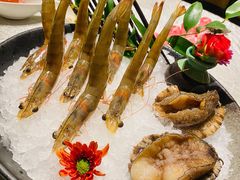 游水基围虾-ONE FULL 古董港式海鲜火锅