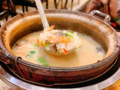 虾黄鳝粥-利杨记·本味轩粥坊·烧烤(宝体店)