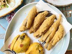 咸鱼海菜饼子-鑫真味私房菜馆