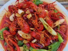 爆炒虾尾-韩马老王烧烤(西二路店)