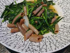 韭菜海肠-渔民船说·北塘海鲜·天津菜·海肠捞饭(北塘古镇店)