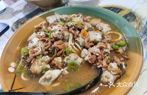 Stinky Tofu Noodles with Pork Strips