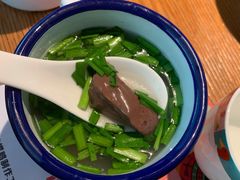 扁菜鸭血汤-丫丫厨娘·柠檬鸭(安吉万达店)