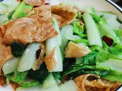 青菜豆皮-松针蔡记蒸饺(花园路店)