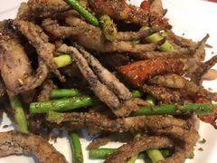 蒜苗鱿鱼丝-玉桥餐厅(天坛店)