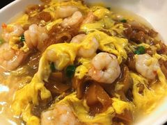 滑蛋虾仁炒河-八爷茶餐厅