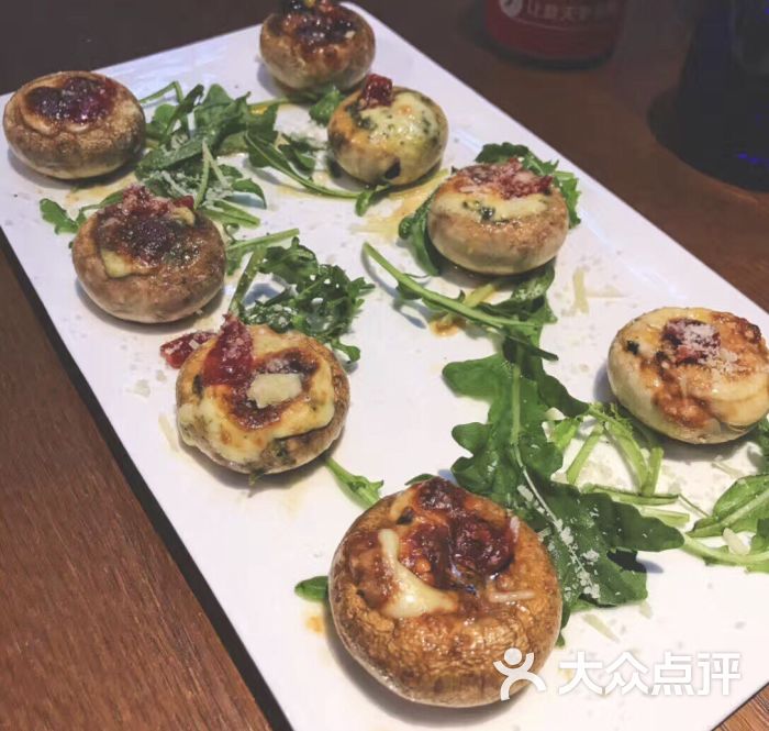 芝士焗蘑菇蘸酱