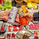 听朋友介绍五角场新开了一家铜炉火锅自助。羊肉串