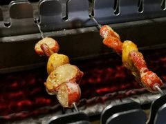 蒜瓣烤肥肠-很久以前羊肉串(南京路第一百货店)