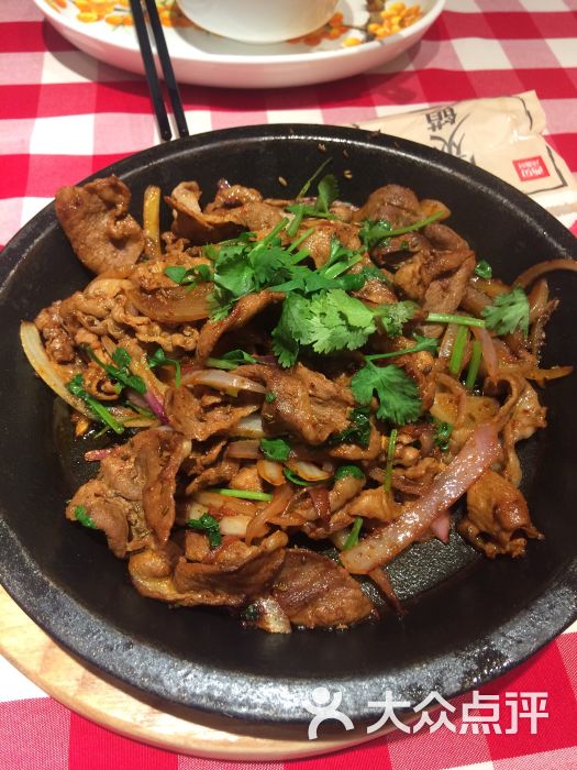 西贝莜面村(杭州滨江宝龙店)铁板炒烤羊肉图片 - 第2张