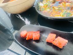 -蚝堡·生蚝海鲜烧烤物种起源•海肠捞饭(刘公岛店)