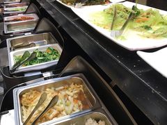 自助取餐区-素德轩素食餐厅(东港店)