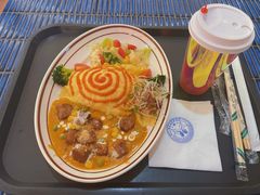 熔岩牛肉蛋包饭-贝林大翅鲸简餐厅(国家海洋博物馆店)