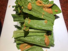 芝麻酱拌油麦菜-绿茶餐厅(蓝色港湾店)