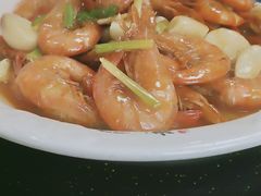 豉油葱爆虾-杨胖子私房菜(秦虹路店)