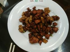 酱爆核桃鸡丁-晋阳饭庄(虎坊桥店)