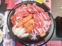 豪华海鲜肥牛泡菜锅-仙隐小鹿中華の日料(荣民龙首广场店)