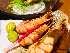 盐烤黑虎虾-花潮料理艺食馆(SM新生活广场店)