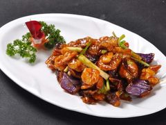 虾仁烧茄子-胖子菜馆(隆昌路店)