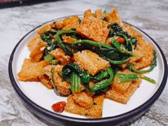 菠菜面筋-亚克西姆新疆菜(库车店)