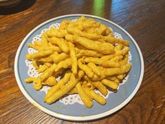 咸蛋黄焗杏鲍菇-锦上中式酒馆(南内环店)