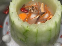 -得意咚瓜·顺德鱼生·冬瓜盅火锅