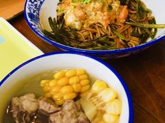 蟹粉葱油拌面-上海柏悦酒店·世纪100牛排馆
