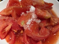 糖拌西红柿-悦屋老板娘的烤肉店(紫薇田园店)