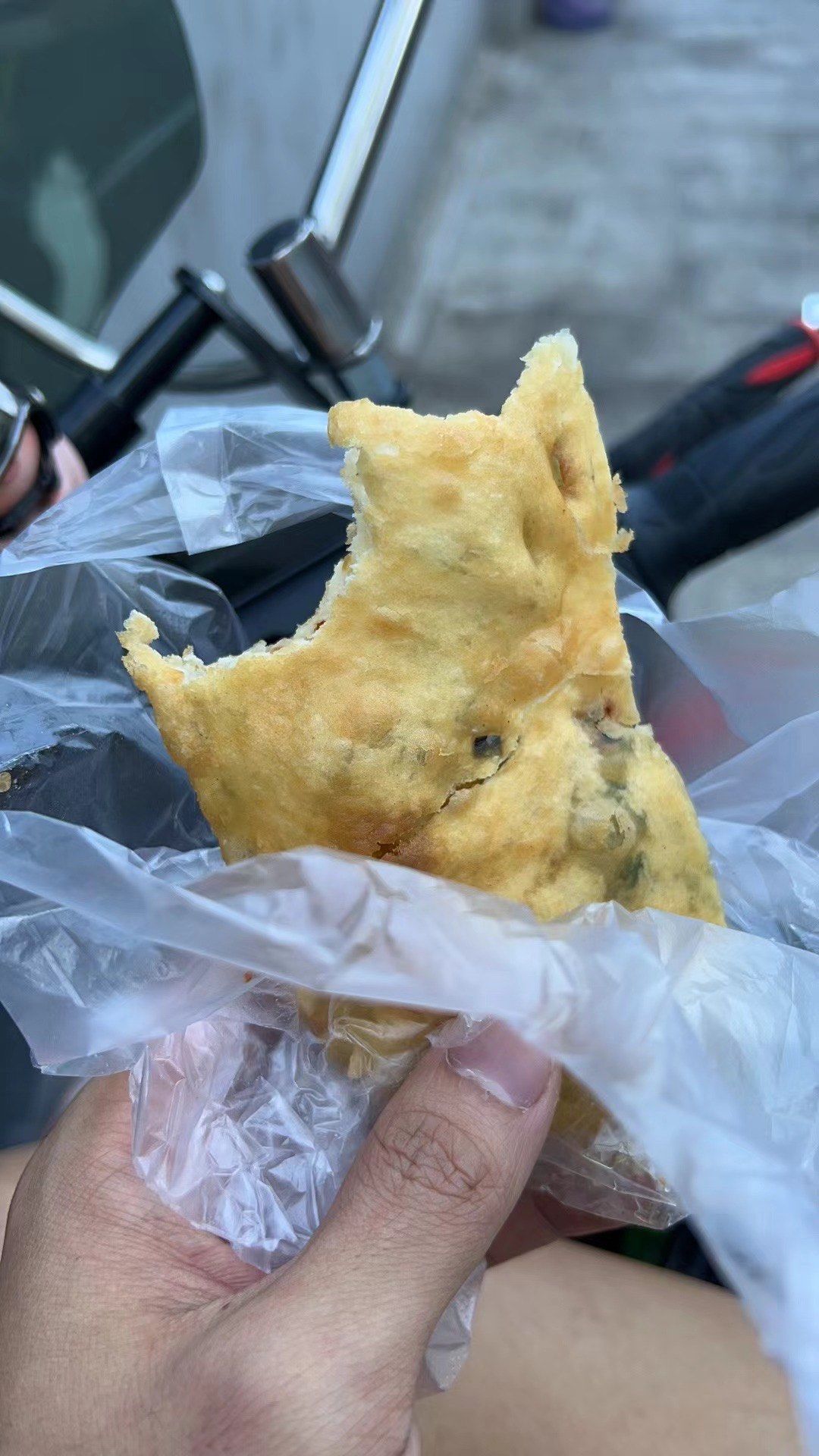 今天吃的这个剁饼,超好吃!