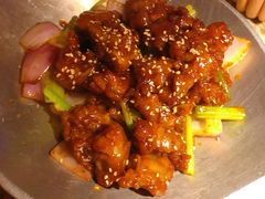 蒜香蜜汁排骨-绿茶餐厅(乐峰广场店)