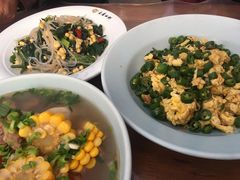 线椒炒鸡蛋-老磨油饼(高陵店)