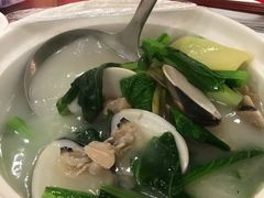 沙白芥菜汤-煲仔王海鲜酒家