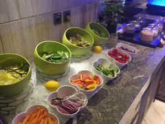 自助调料区-长沙北辰洲际酒店-兰调全日餐厅