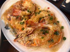 蒜蓉粉丝蒸花虾-诺鲜酒店(月河店)