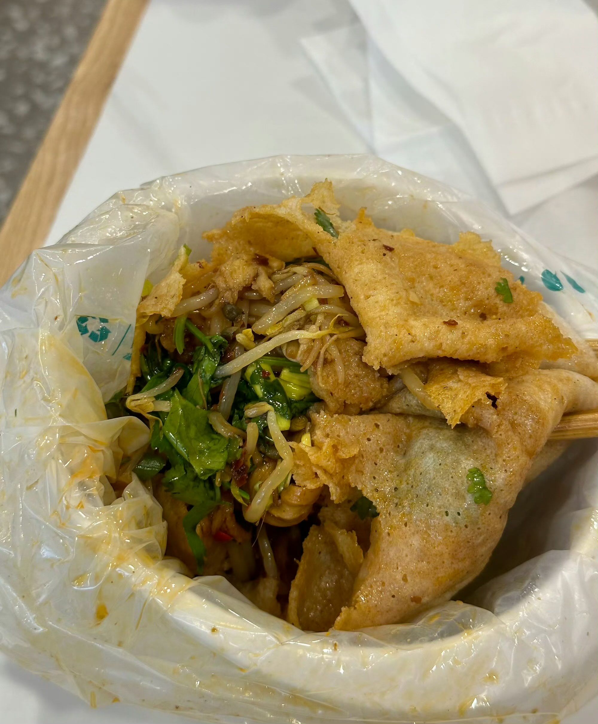 来阜阳必吃的田三卷馍,我每次来都想吃一下