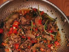 坛子菜炒牛肉-吃饭皇帝大土家民族菜(正大广场店)