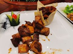 百灵菇牛肉粒-汤记传菜(浦江店)