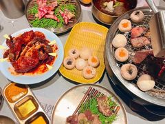 -草家酱蟹炭火烤肉店(珲春南路一店)