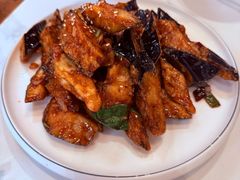 风味茄子-华盛园卷子王农家菜水库鱼