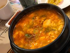 嫩豆腐汤-万兴佳烤肉·长白山老味道(宏泰广场店)