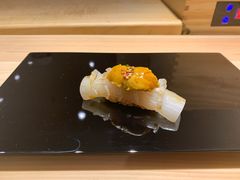 枪鱿鱼海胆寿司-鮨青(恒基名人购物中心店)