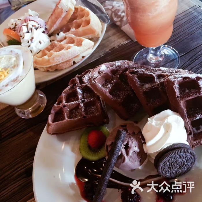 漫咖啡(悠唐购物中心店)华夫饼图片 - 第2张