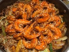 干锅辣欢虾-一品渝香·好吖好鸭时尚干锅鸭头(乐汇城店)