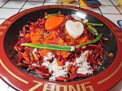 手炒牛油锅底-喜盅盅重庆火锅(西安路罗斯福店)