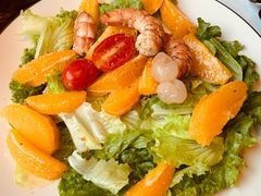 鲜橙老虎虾沙拉-Lets burger非常汉堡·环球风味(蓝色港湾店)